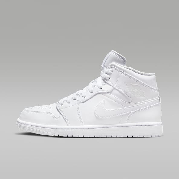 White high top jordans discount